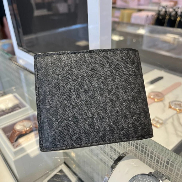 Michael kors Cooper Billfold With Coin Pocket 36U9LCRF3B Black - Picture 6 of 9